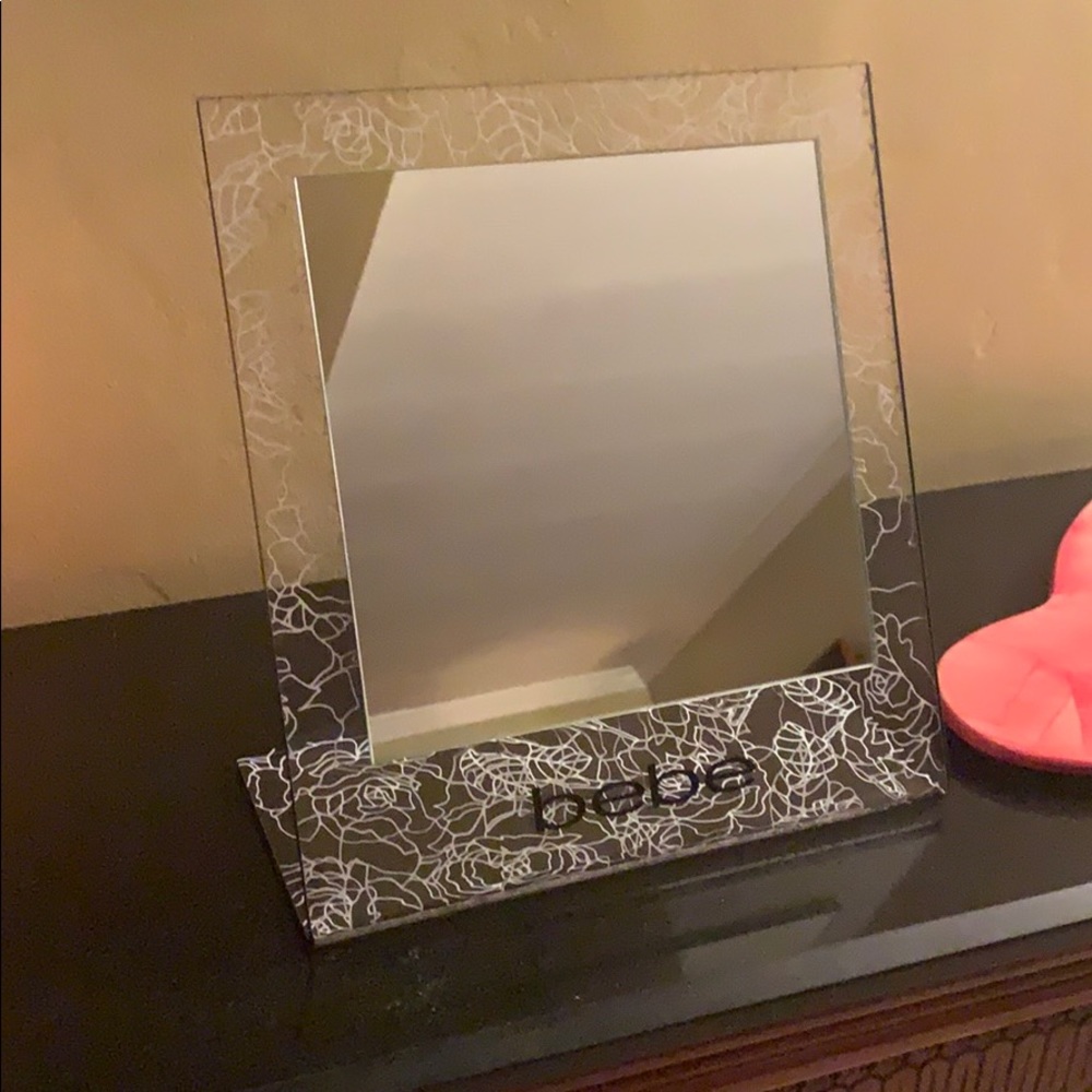 BEBE White Rose Mirror